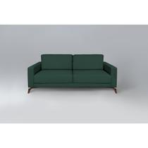 Sofá 230cm Pés Imbuia Henry Verde Sofá 230cm Pés Imbuia Henry Verde