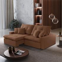 Sofá 290 cm Braço 25 cm Retrátil e Reclinável Império Meu Sofá Online Sofá 290 cm Braço 25 cm Retrátil e Reclinável Império Meu Sofá Online