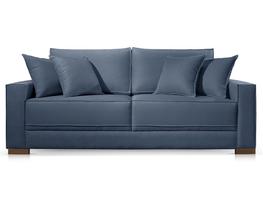 Sofá 2M Lisboa Linho Azul Conforto Premium