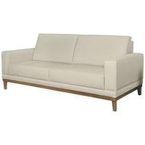 Sofa 3 Lugares 180 cm Crons Linho Cru Vazzano - Dmonegatto