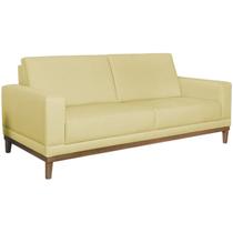 Sofa 3 Lugares 180 cm Crons Suede Bege Vazzano - Dmonegatto