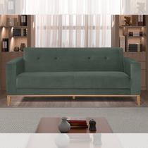 Sofá 3 Lugares 195cm Pés em Madeira Touros Yescasa Sofá 3 Lugares 195cm Pés em Madeira Touros Yescasa