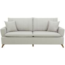 Sofa 3 Lugares 200 cm Eron Linho Bege Vazzano Sofa 3 Lugares 200 cm Eron Linho Bege Vazzano