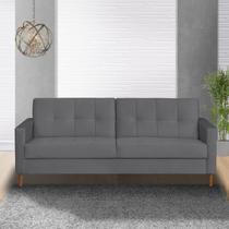Sofá 3 Lugares 200cm Dior Cinza Chumbo Sofá 3 Lugares 200cm Dior Cinza Chumbo
