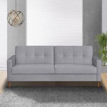 Sofá 3 Lugares 200cm Dior Cinza Sofá 3 Lugares 200cm Dior Cinza