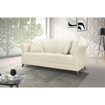 Sofá 3 Lugares 200cm Linho Arras Branco Natural Sofá 3 Lugares 200cm Linho Arras Branco Natural