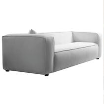 Sofá 3 Lugares 200cm Orgânico Luxo Recepção Cecília Linho - Amarena Móveis