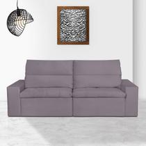Sofá 3 Lugares 210cm Azzaro Rosa Rosê Sofá 3 Lugares 210cm Azzaro Rosa Rosê