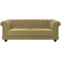 Sofa 3 Lugares 220 cm Ponteio Veludo SL 945 Moll