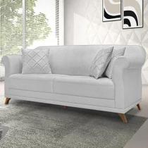 Sofá 3 Lugares 220cm Linho Arras Sofá 3 Lugares 220cm Linho Arras