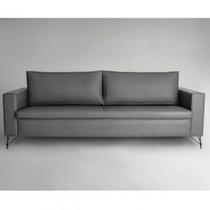 Sofa 3 Lugares 230cm Linho Pes em Aco Adrian