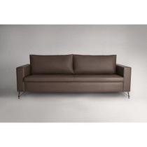 Sofa 3 Lugares 230cm Pes em Aco Carbono Veludo Adrian