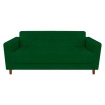 Sofá 3 Lugares Arezzo Suede Verde