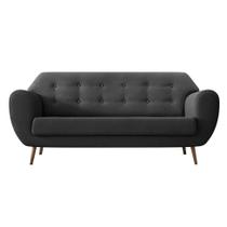 Sofá 3 Lugares Beegees Linho Grafite