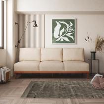 Sofá 3 Lugares Boreal com Mola Ensacada CabeCasa MadeiraOriginals