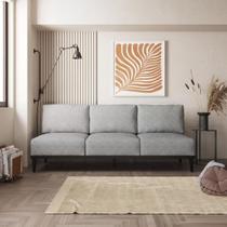 Sofá 3 Lugares Boreal com Mola Ensacada CabeCasa MadeiraOriginals