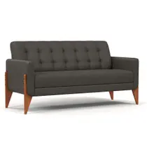 Sofá 3 Lugares Brooklin Linho Mescla 200 cm