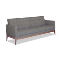 Sofá 3 Lugares Brooks Linho Cimento 230 cm