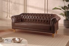 Sofá 3 Lugares Chesterfield Clássico Duque Sofá 3 Lugares Chesterfield Clássico Duque