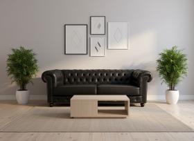 Sofá 3 Lugares Chesterfield Classico Preto - Combo Stock Sofá 3 Lugares Chesterfield Classico Preto - Combo Stock
