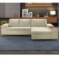 Sofá 3 Lugares com Chaise Clássico