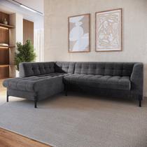 Sofá 3 Lugares com Chaise Terminal Cod. 2884 Zênite Yescasa