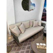 Sofá 3 Lugares Coral UP Pés Curvos Cerentini