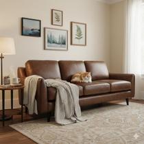 Sofá 3 Lugares Couro Natural Alto Padrão de qualidade