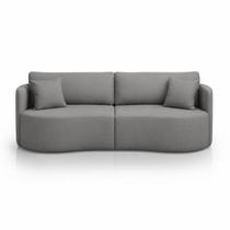 Sofá 3 Lugares Dakota 188 Cm Cinza Escuro Sofá 3 Lugares Dakota 188 Cm Cinza Escuro