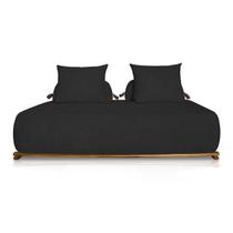 Sofá 3 Lugares Decoração Lazer Sala Ibiza SPZ 200cm Bouclé - ADJ Decor
