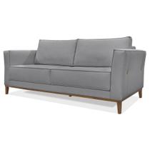 Sofá 3 Lugares Escritório Recepção Sala Dinamarca 190cm Linho Sofá 3 Lugares Escritório Recepção Sala Dinamarca 190cm Linho