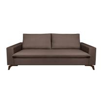 Sofá 3 Lugares Gregory Marrom 200 cm