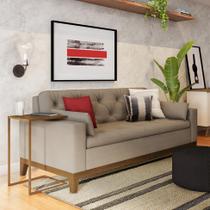 Sofá 3 Lugares Henderson Suede Bege