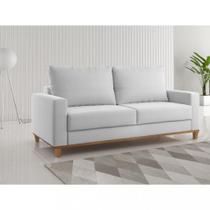 Sofá 3 Lugares Linho 180cm Vicente Viero Móveis Sofá 3 Lugares Linho 180cm Vicente Viero Móveis