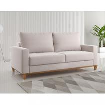 Sofá 3 Lugares Linho 180cm Vicente Viero Móveis Sofá 3 Lugares Linho 180cm Vicente Viero Móveis