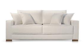 Sofá 3 Lugares Linho OffWhite Helô 2,4m