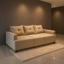 Sofá 3 Lugares Living 2,35m Leona Bom Pastor