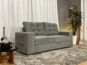 Sofá 3 Lugares Living Debrum Cinza Miami Sofá 3 Lugares Living Debrum Cinza Miami