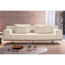 Sofa 3 Lugares Living Monet Base de Madeira Boucle 220 Cm