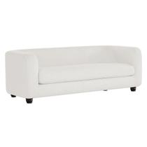 Sofá 3 Lugares Luxo Recepção Escritorio Sala Veneza 180cm Bouclé - Amarena Móveis Sofá 3 Lugares Luxo Recepção Escritorio Sala Veneza 180cm Bouclé - Amarena Móveis