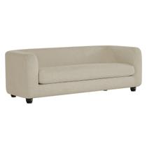 Sofá 3 Lugares Luxo Recepção Escritorio Sala Veneza 180cm Bouclé - Doce Sonho Móveis