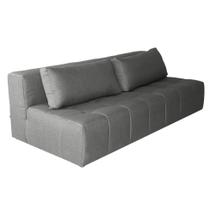 Sofá 3 Lugares Modular Soho Linho Cinza