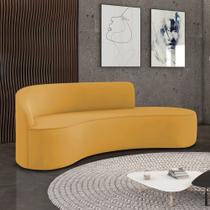 Sofá 3 Lugares Orgânico 180 cm Morgan Veludo D03 - D'Rossi