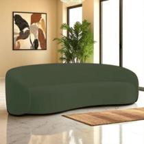 Sofá 3 Lugares Orgânico Luxo Recepção Sala de Estar e TV Amore 180cm Linho Verde- MABE MAGAZINE Sofá 3 Lugares Orgânico Luxo Recepção Sala de Estar e TV Amore 180cm Linho Verde- MABE MAGAZINE