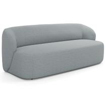Sofá 3 Lugares Orgânico Para Sala De Estar Living 205cm Heidy F04 Linho Cinza - Lyam Decor Sofá 3 Lugares Orgânico Para Sala De Estar Living 205cm Heidy F04 Linho Cinza - Lyam Decor