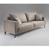 Sofa 3 Lugares Pes Em Imbuia Manchester Sofa 3 Lugares Pes Em Imbuia Manchester