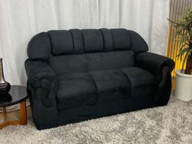 Sofá 3 Lugares Preto 601 Corsa