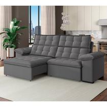 Sofá 3 Lugares Retrátil e Reclinável 230cm Denver