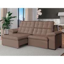 Sofá 3 Lugares Retrátil e Reclinável 230cm Denver