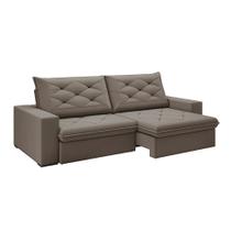 Sofá 3 Lugares Retrátil e Reclinável Flexforma Premier Cinza Urbano 230 cm Sofá 3 Lugares Retrátil e Reclinável Flexforma Premier Cinza Urbano 230 cm